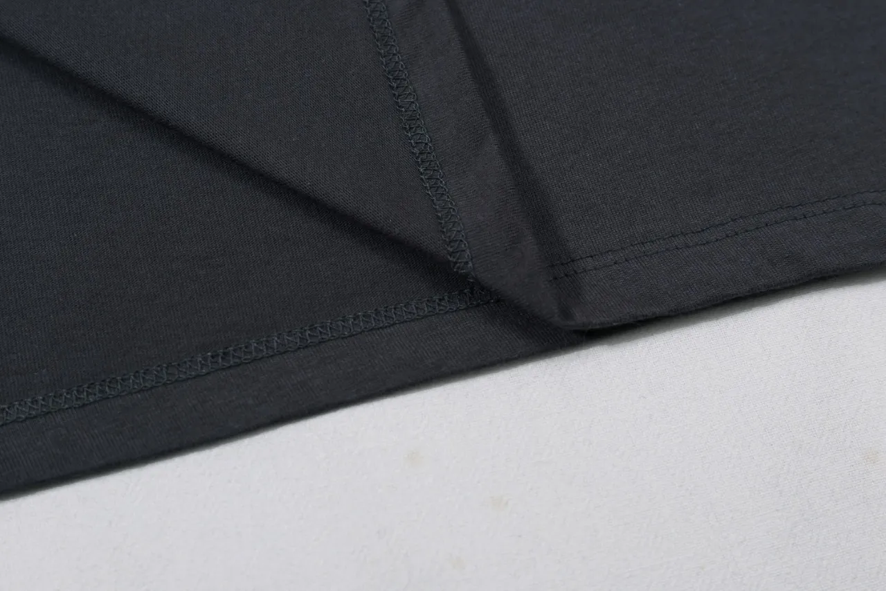 p90 (detail picture) 650#Gallery Dept New New Color Classic Basic Letter LOGO Basic Slogan Round Neck Short Sleeve T-shirt Pure Cotton Tee Gray Black Light Gray Pink Orange S～XL